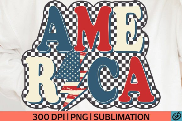 America July 4th PNG for T-Shirt Designs and Graphics