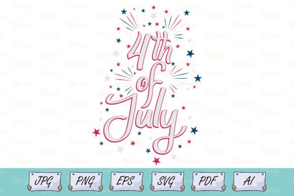 American Independence Day Graphics for T-Shirt Designs