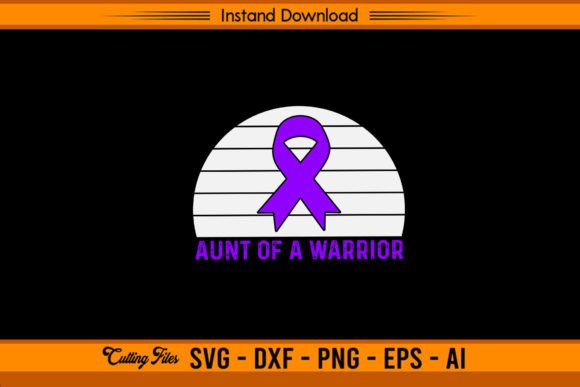 Aunt of a Warrior Hodgkin's Lymphoma T-Shirt Designs