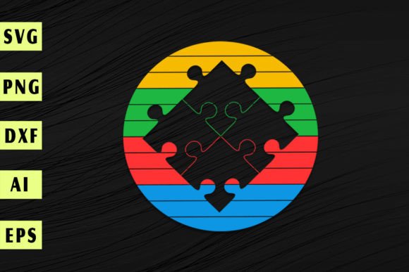 Autism Awareness Vintage: A Versatile Graphics Asset for T-Shirt Designs