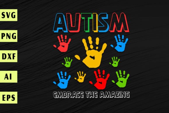 Autism Embrace the Amazing: A Versatile T-Shirt Design Graphic