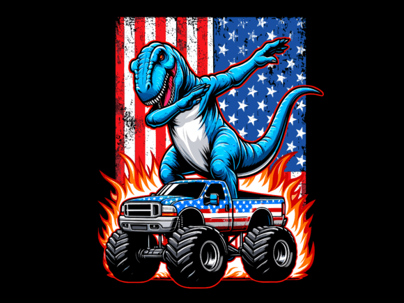 Creative Dabbing T-Rex: A Fun Graphics T-Shirt Design