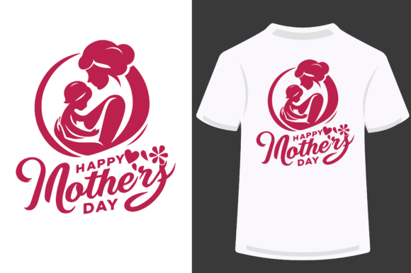 Happy Mothers Day Typography for T-Shirt Designs
