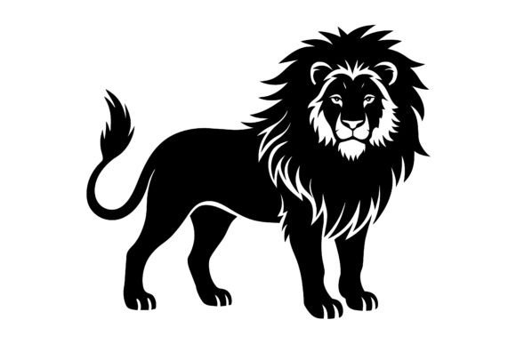 Lion Vector Silhouette: A Must-Have for Modern Graphics