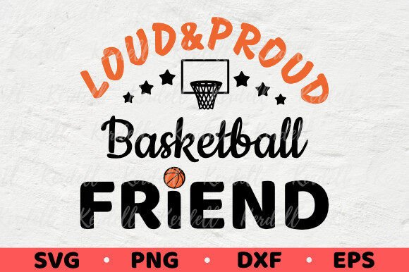 Loud and Proud Basketball Friend: A Dynamic Graphics Asset