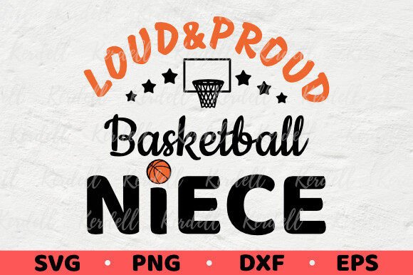 Loud and Proud Basketball Niece: A Dynamic Graphics Asset
