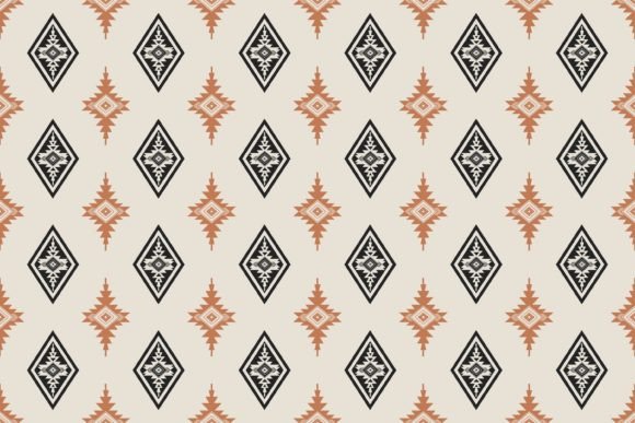 Vibrant Graphics: Colorful Native American Pattern