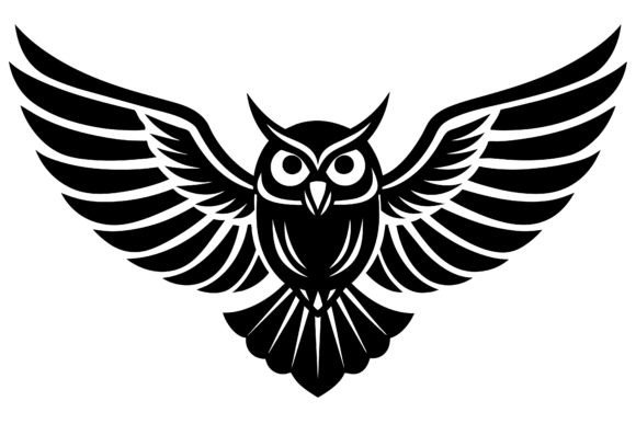 White Owl Open Wings: A Versatile Graphic for Local Brands