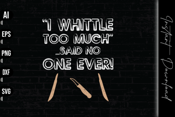 Whittling Charm: A T-Shirt Design for Local Brands